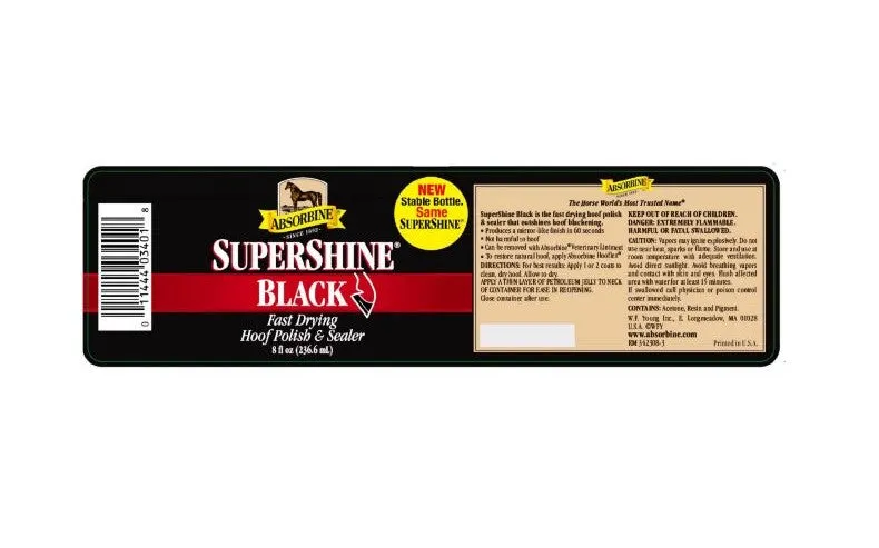 Absorbine SuperShine Hoof & Polish Sealer with Brush