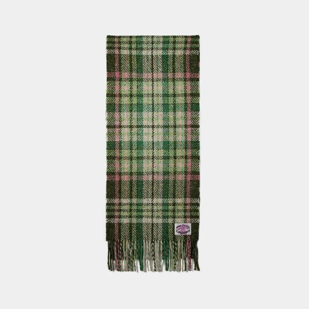 ACNE STUDIOS Green Wool Scarf for SS24