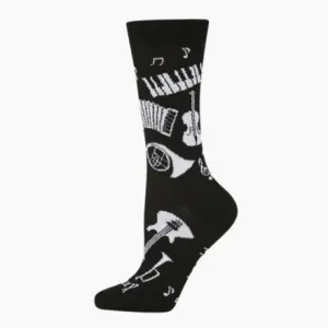 All That Jazz Women's Bamboo Crew Socks