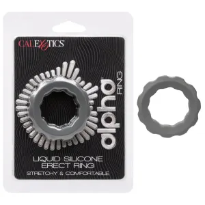 Alpha Liquid Silicone Erect Ring - Grey