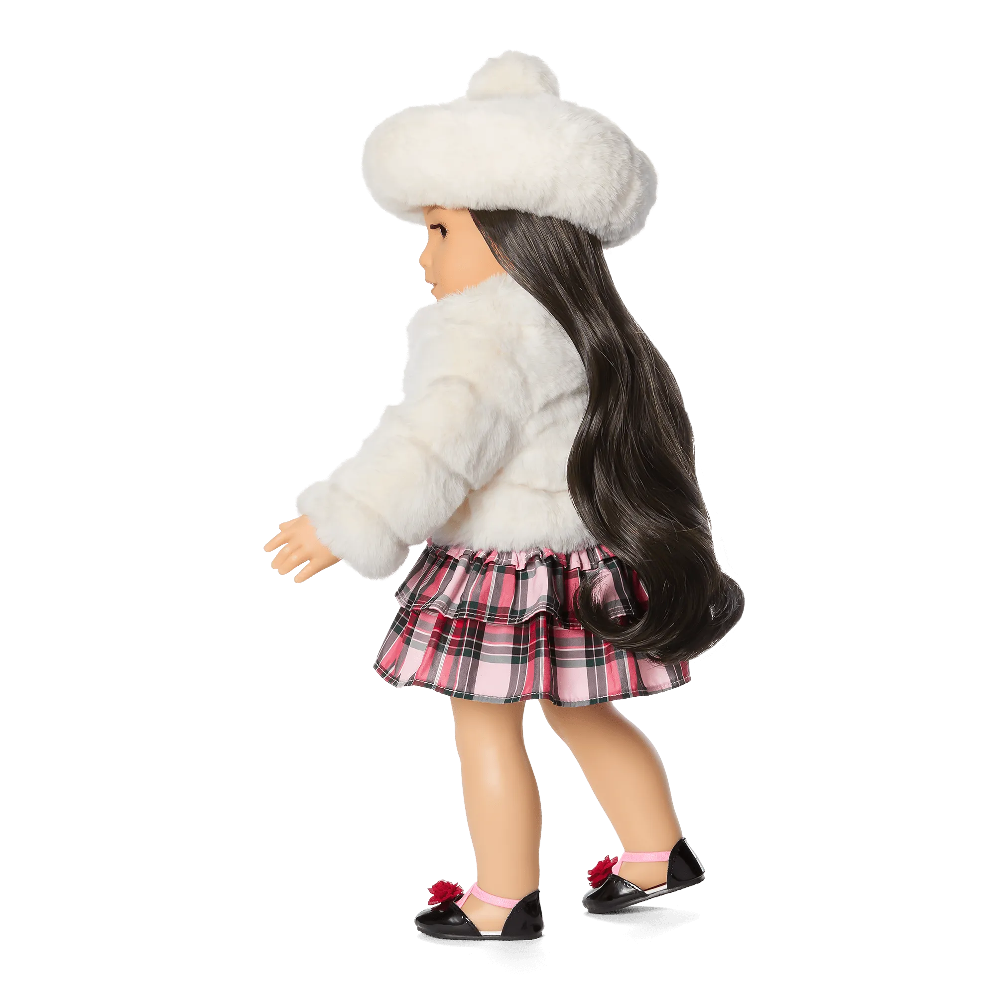 American Girl® x Janie and Jack Winter-White Jacket & Skirt Outfit for 18-inch Dolls