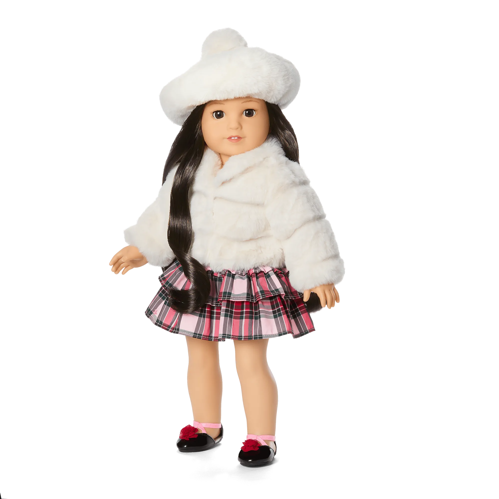 American Girl® x Janie and Jack Winter-White Jacket & Skirt Outfit for 18-inch Dolls