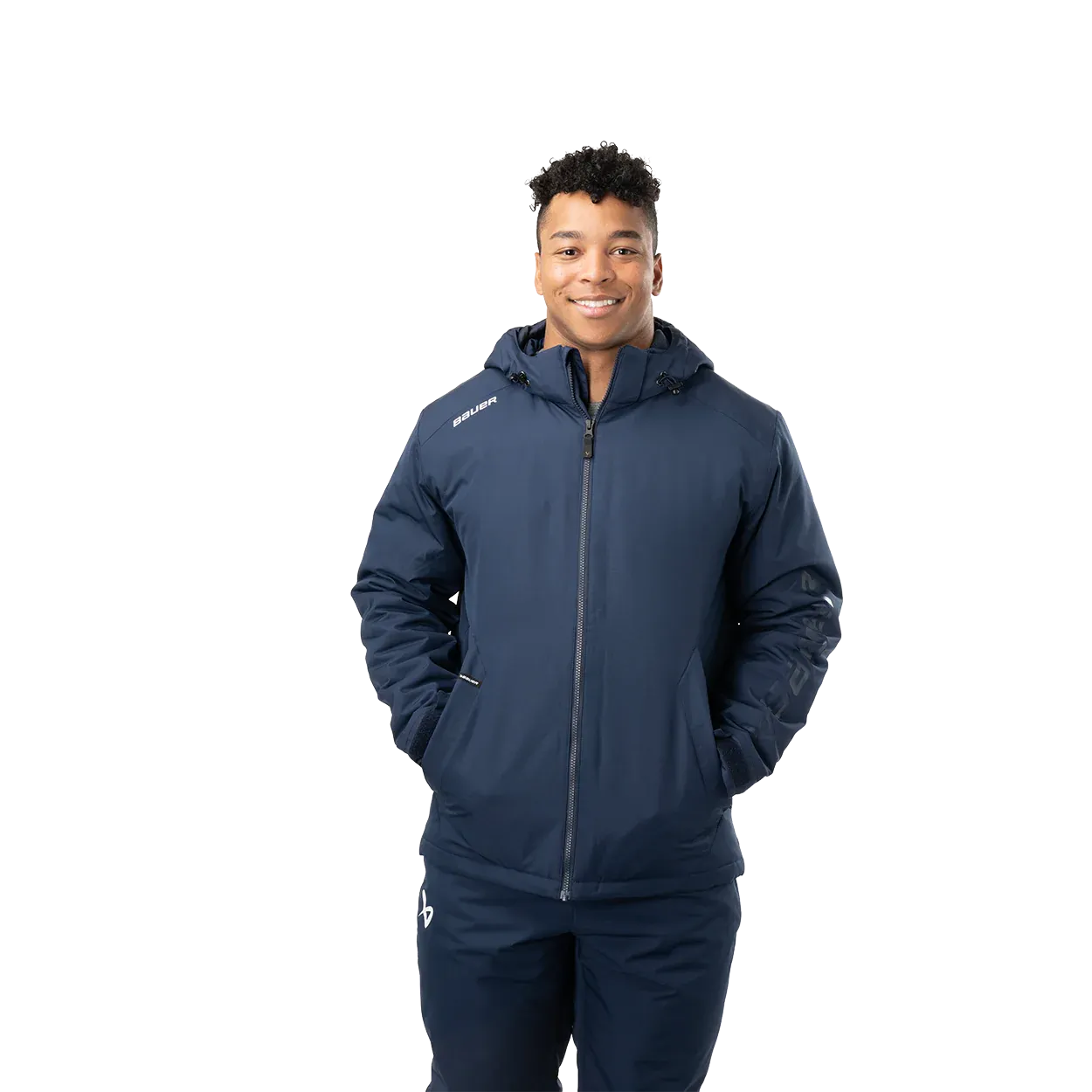 BAUER S24 TEAM HEAVYWEIGHT JACKET SR-NAVY