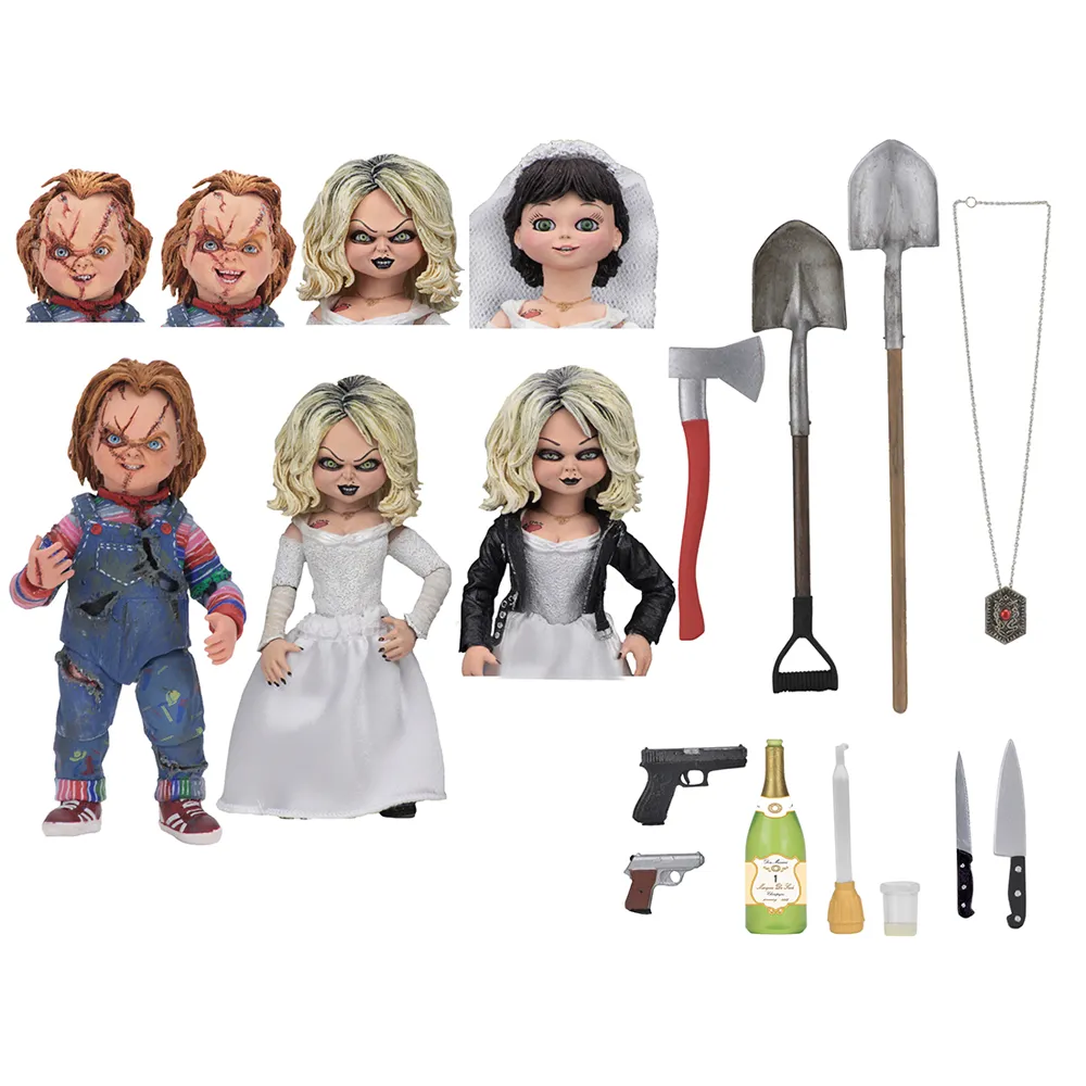 BRIDE OF CHUCKY: Ultimate Chucky & Tiffany 7-Inch Scale Action Figure 2-Pack