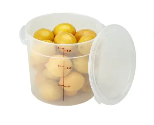 Cambro Food Storage Round Translucent 6qt