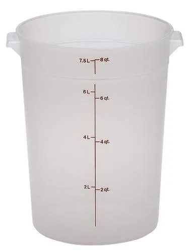 Cambro Food Storage Round Translucent 8qt