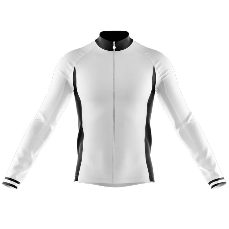 Cycling Nutrition Fact Long Sleeve Club Jersey (White)