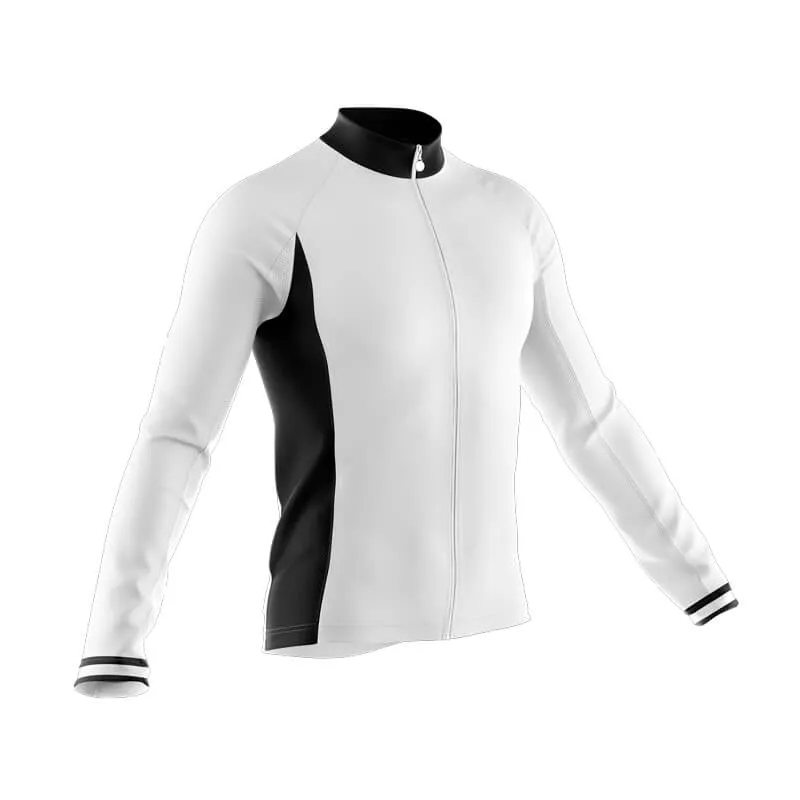 Cycling Nutrition Fact Long Sleeve Club Jersey (White)