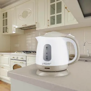 Electric Kettle Maestro Mr-012, White And Beige