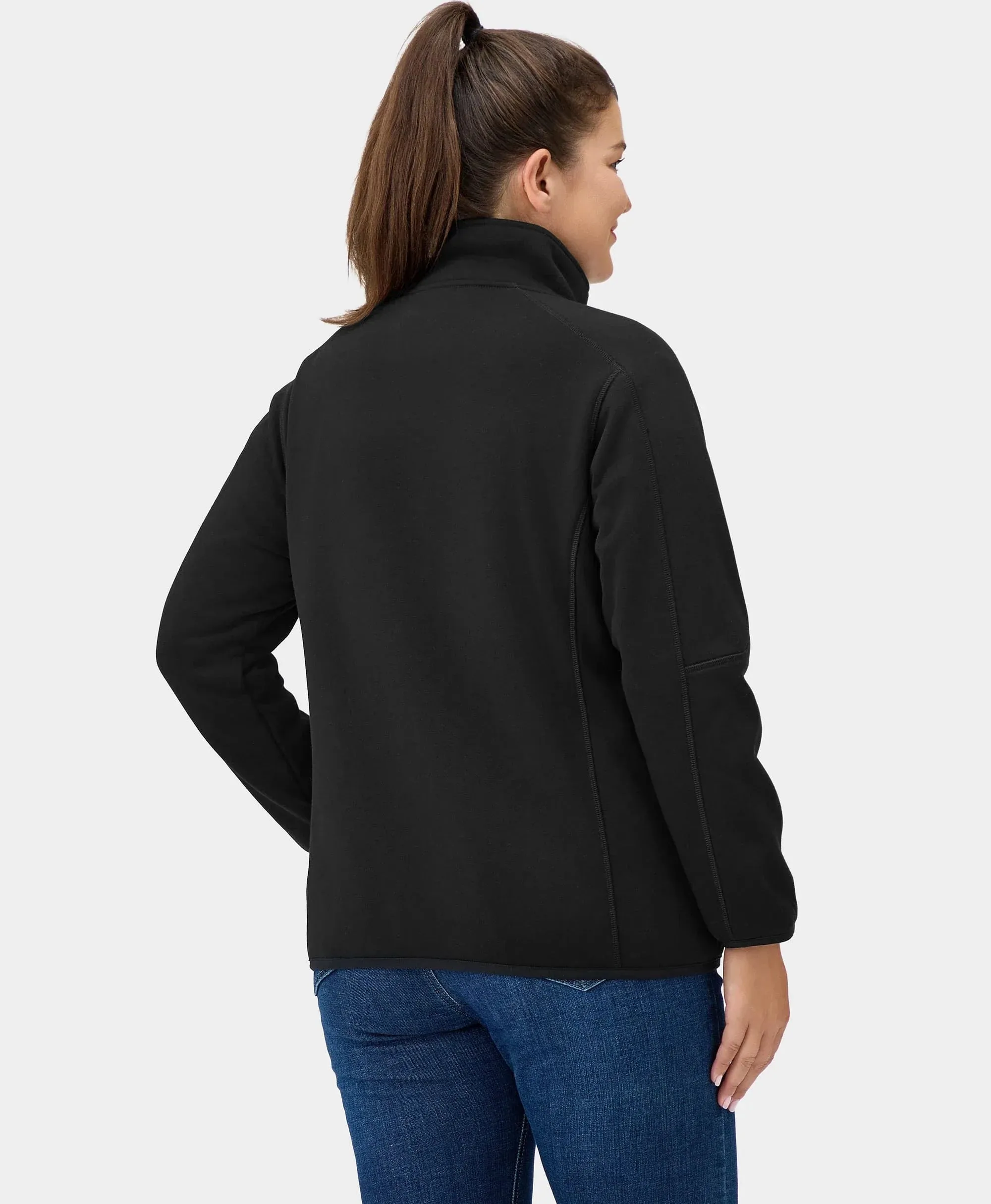 Florence Women's Heated Fleece Jacket - Black