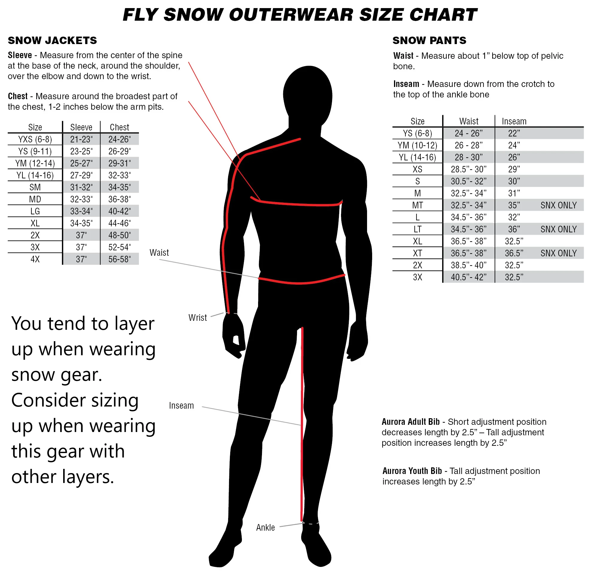 Fly Racing Adult Incline Snow Jacket