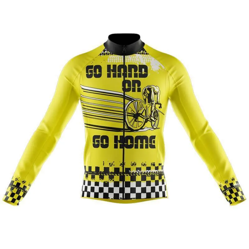 Go Hard or go Home (Yellow) Long Sleeve Club Jersey