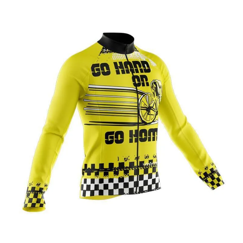 Go Hard or go Home (Yellow) Long Sleeve Club Jersey