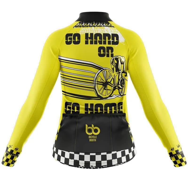 Go Hard or go Home (Yellow) Long Sleeve Club Jersey