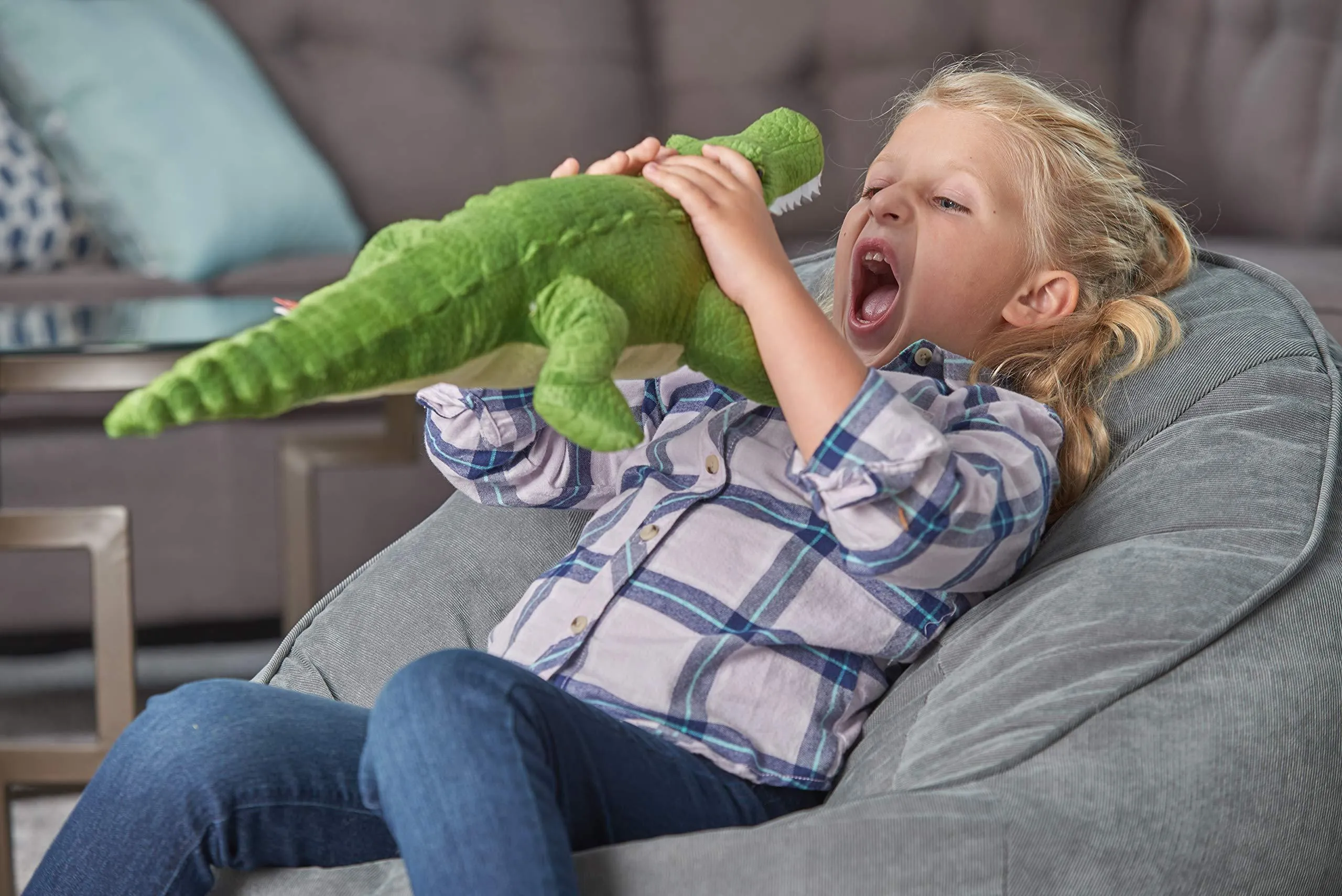 Green Alligator 23" Plush