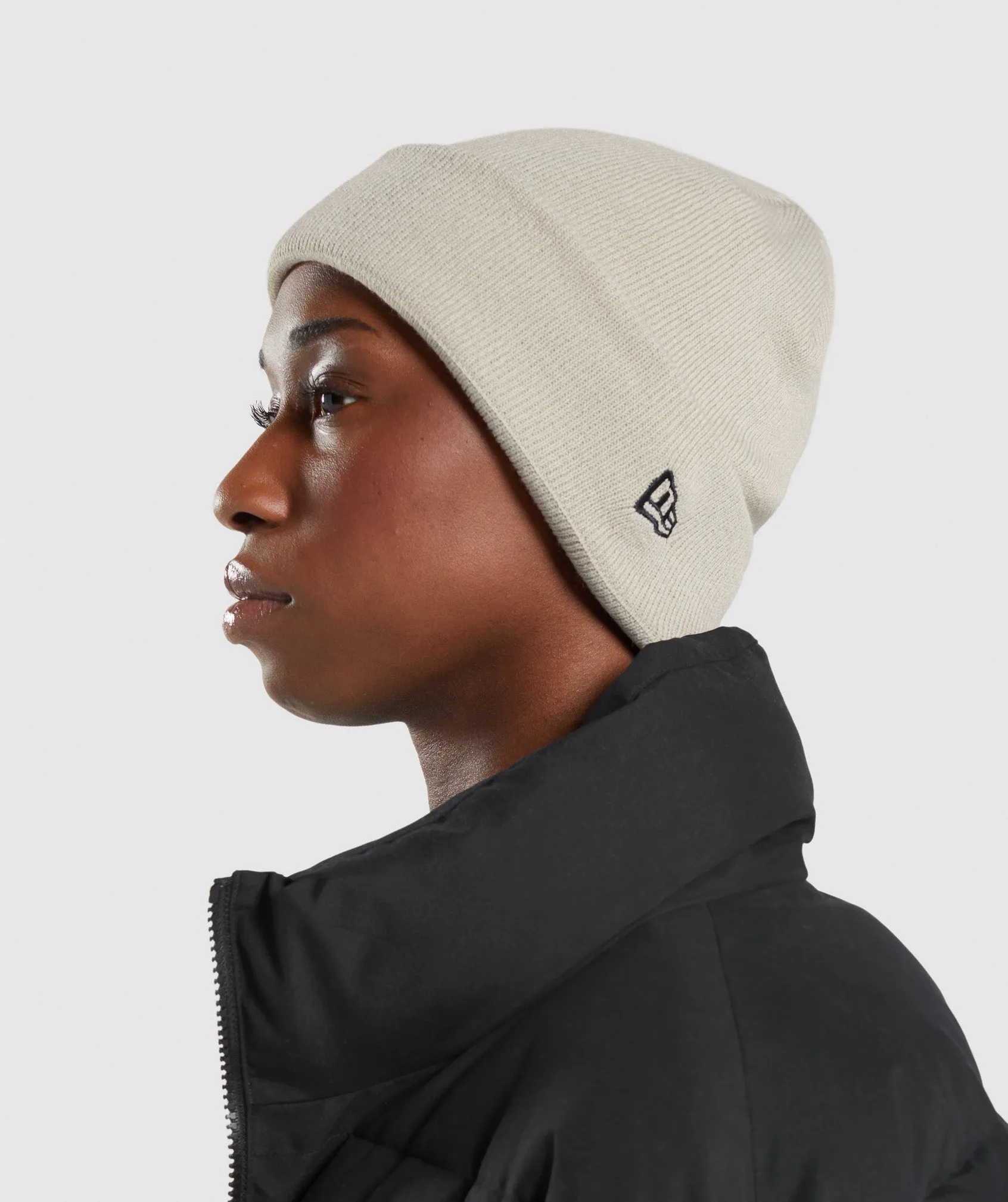 Gymshark New Era Sharkhead Cuff Knit - Grey