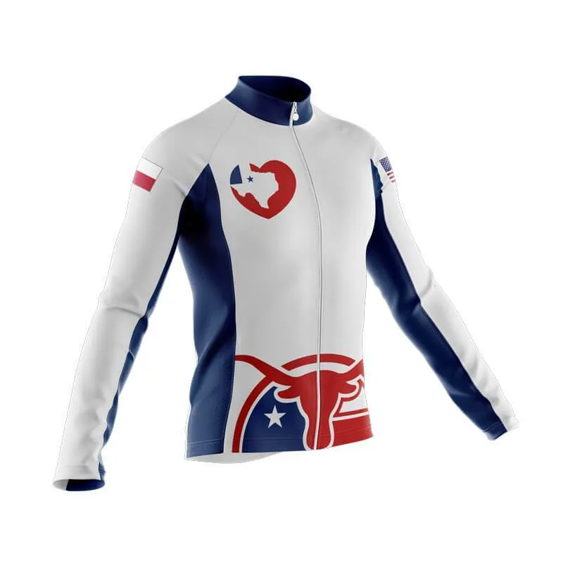 Heart Longhorn Texas Long Sleeve Club Jersey