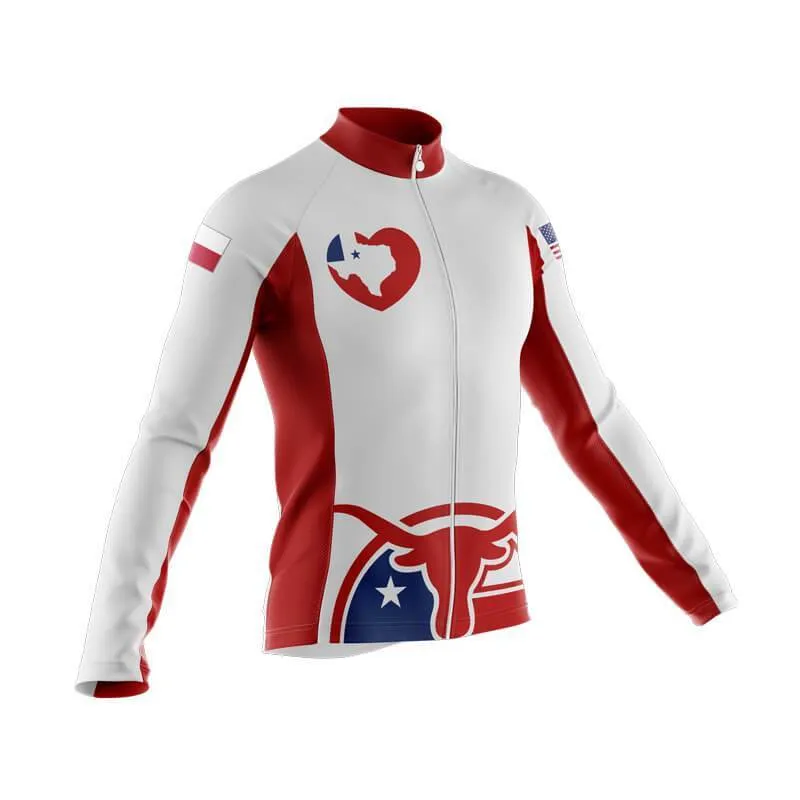 Heart Longhorn Texas Long Sleeve Club Jersey