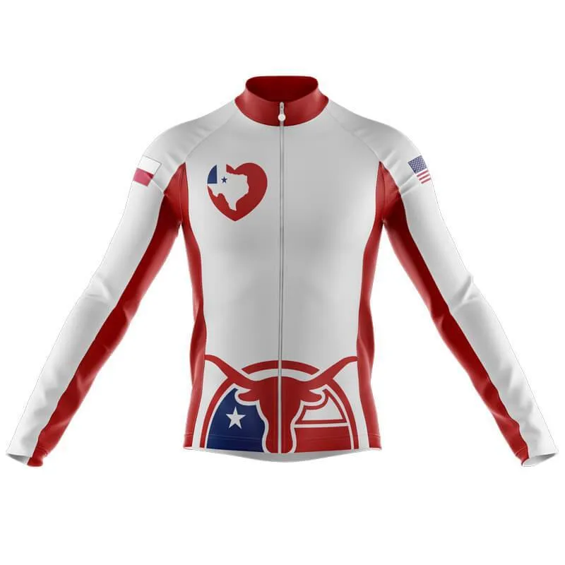 Heart Longhorn Texas Long Sleeve Club Jersey