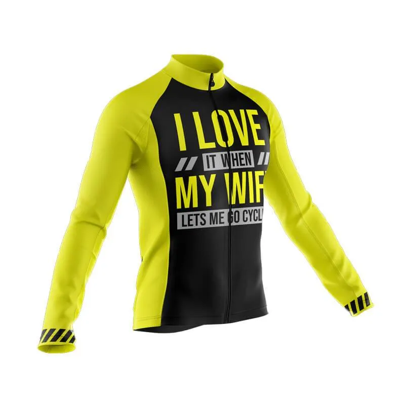 I Love My Wife Long Sleeve Club Jersey V1