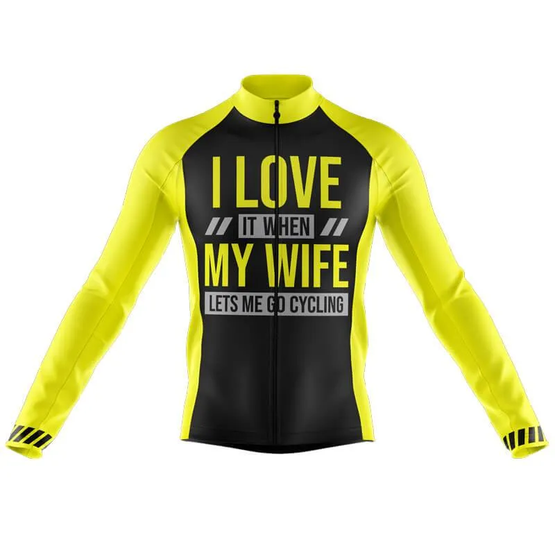 I Love My Wife Long Sleeve Club Jersey V1