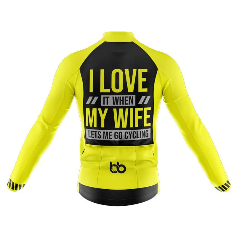 I Love My Wife Long Sleeve Club Jersey V1