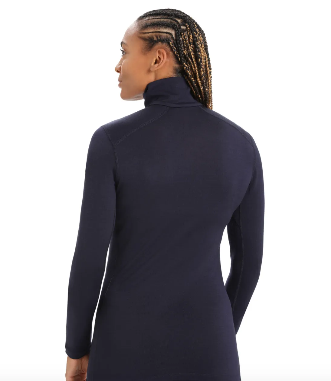 Icebreaker Wmns 260 Tech LS Half Zip Midnight