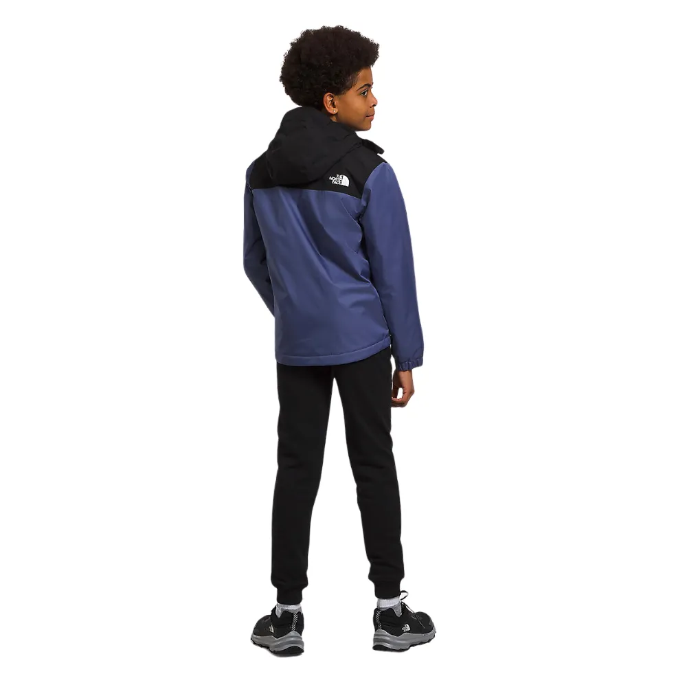 Kids Warm Storm Rain Jacket Cave Blue