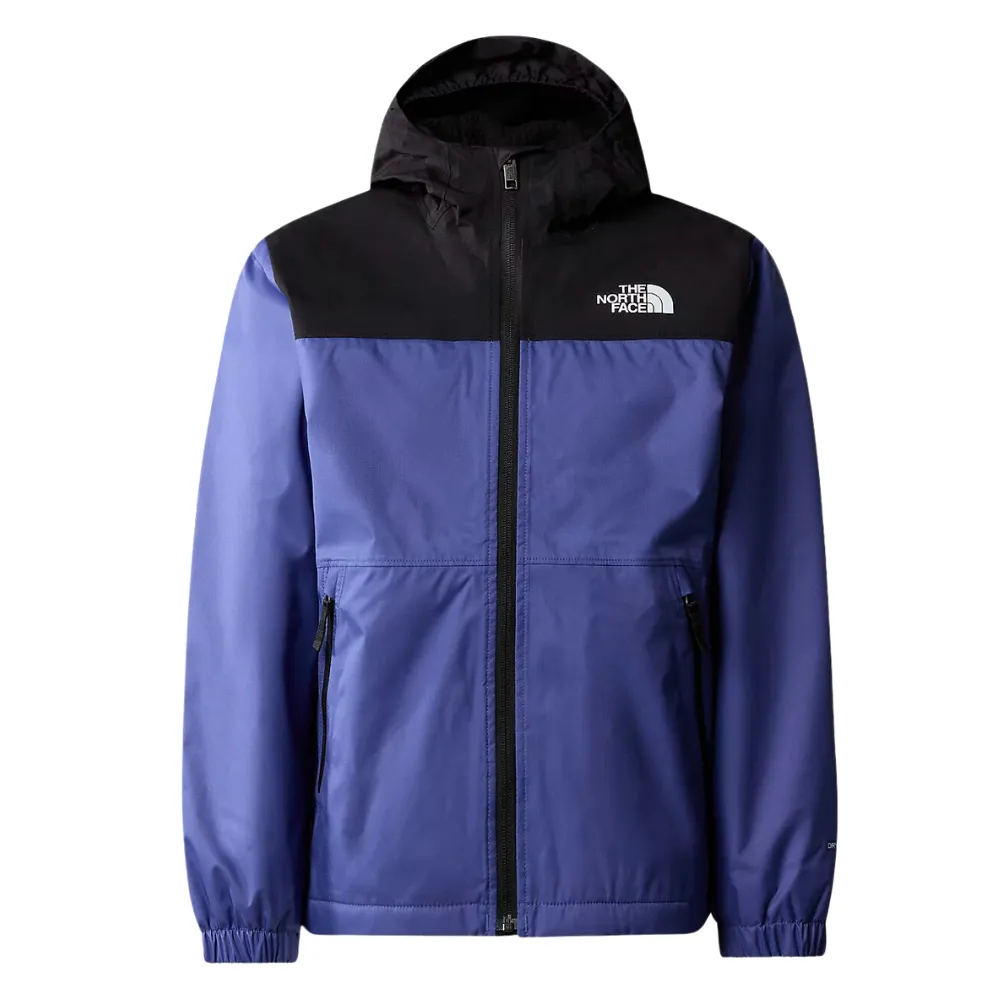 Kids Warm Storm Rain Jacket Cave Blue