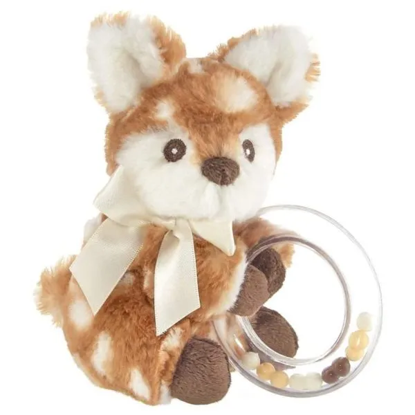 Lil' Willow Fawn Shaker Toy Ring Rattle