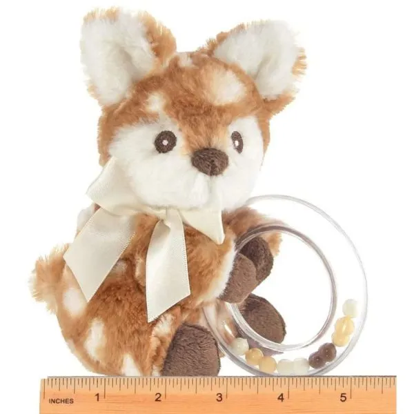 Lil' Willow Fawn Shaker Toy Ring Rattle