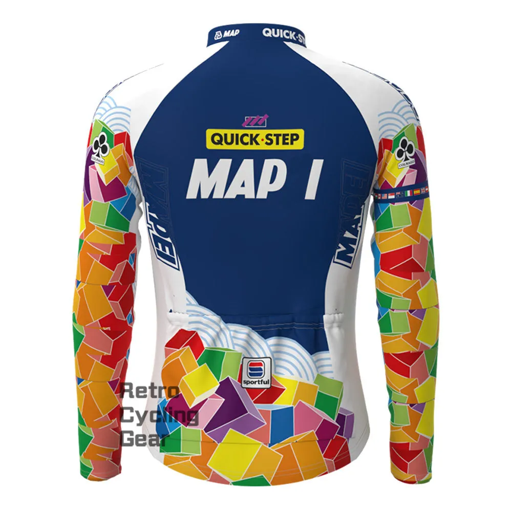 MAPI Fleece Retro Long Sleeves Jerseys