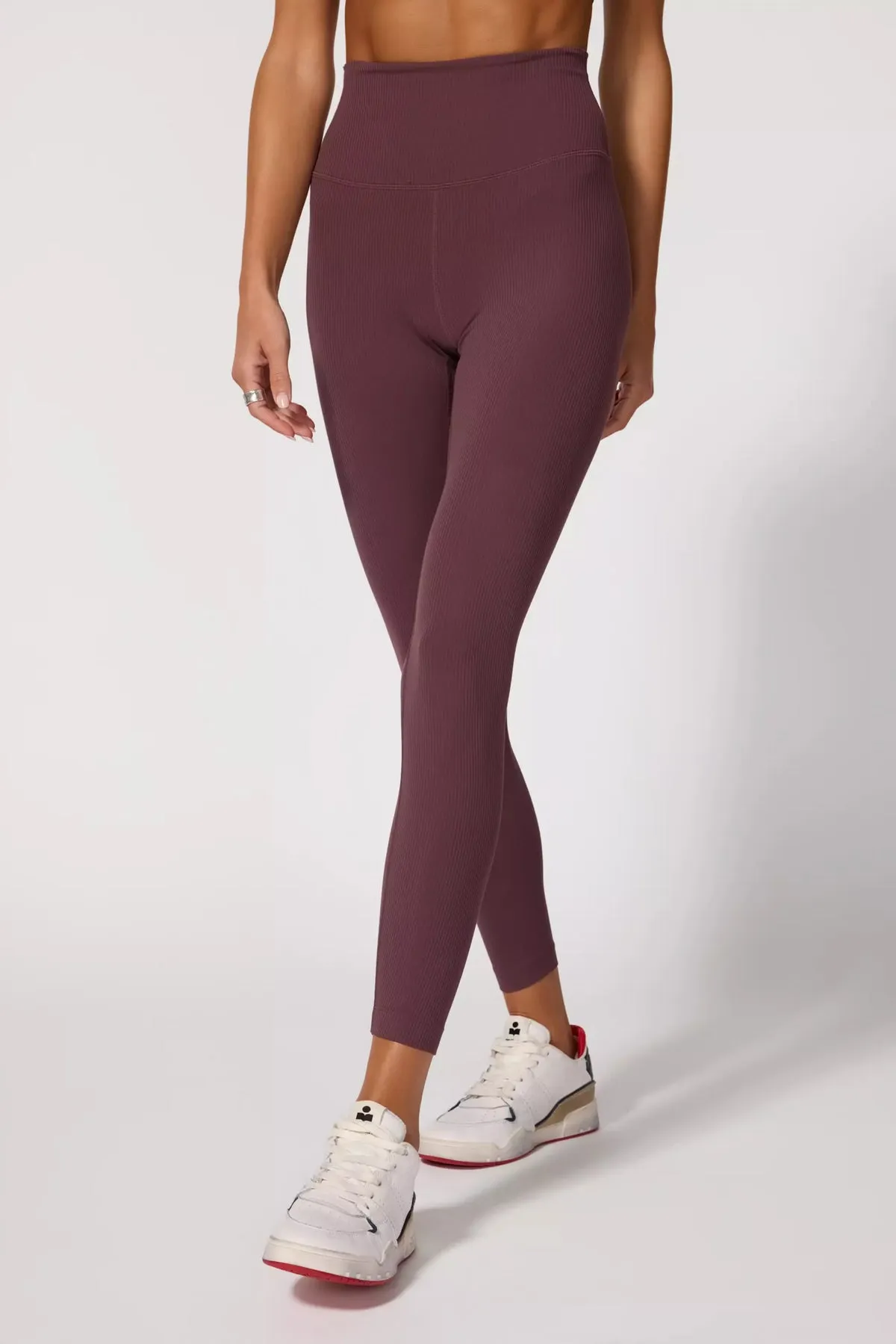 MPG Sport Women Ribbed Legging - HUCKLEBERRY