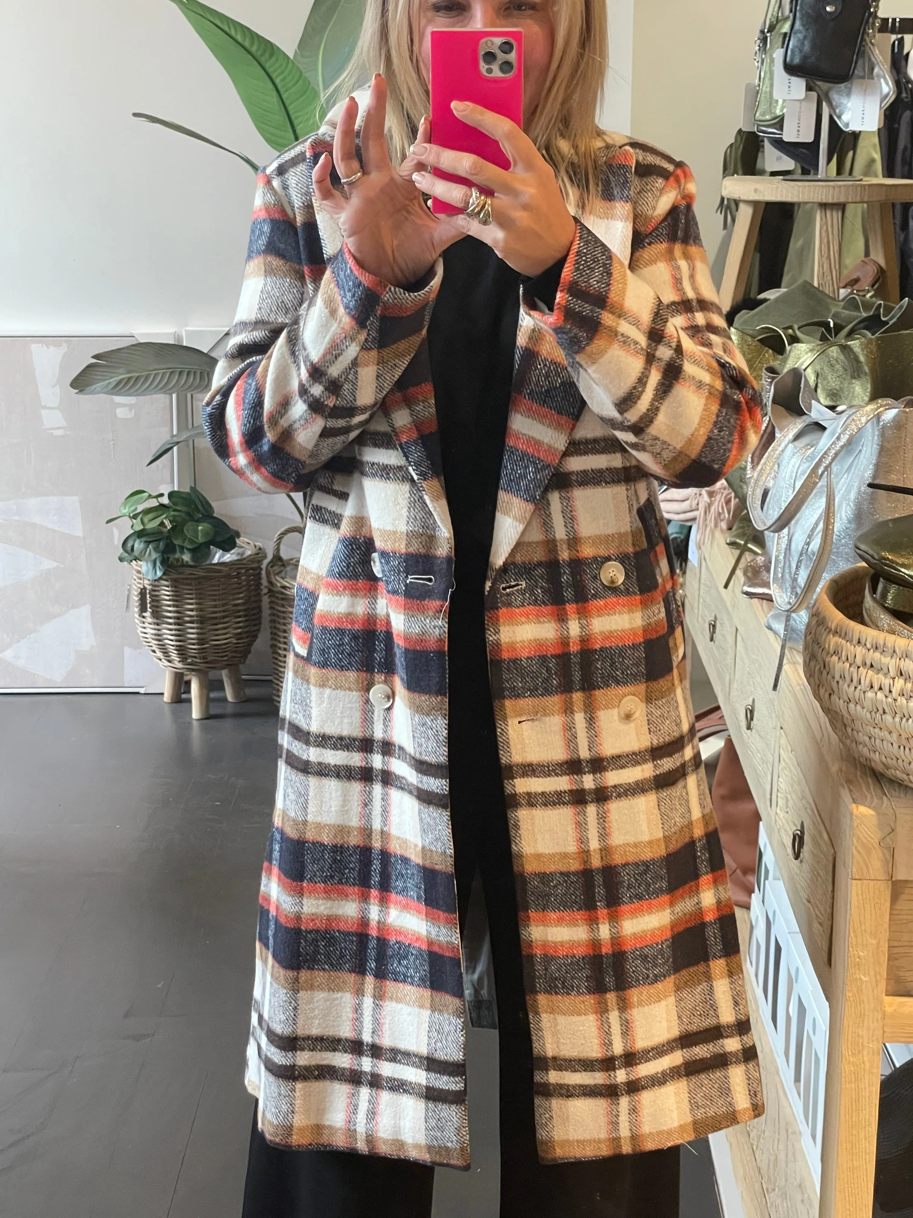 Plaid Lumber Jacket Coat