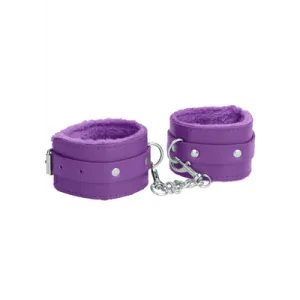 Plush Leather Handcuffs