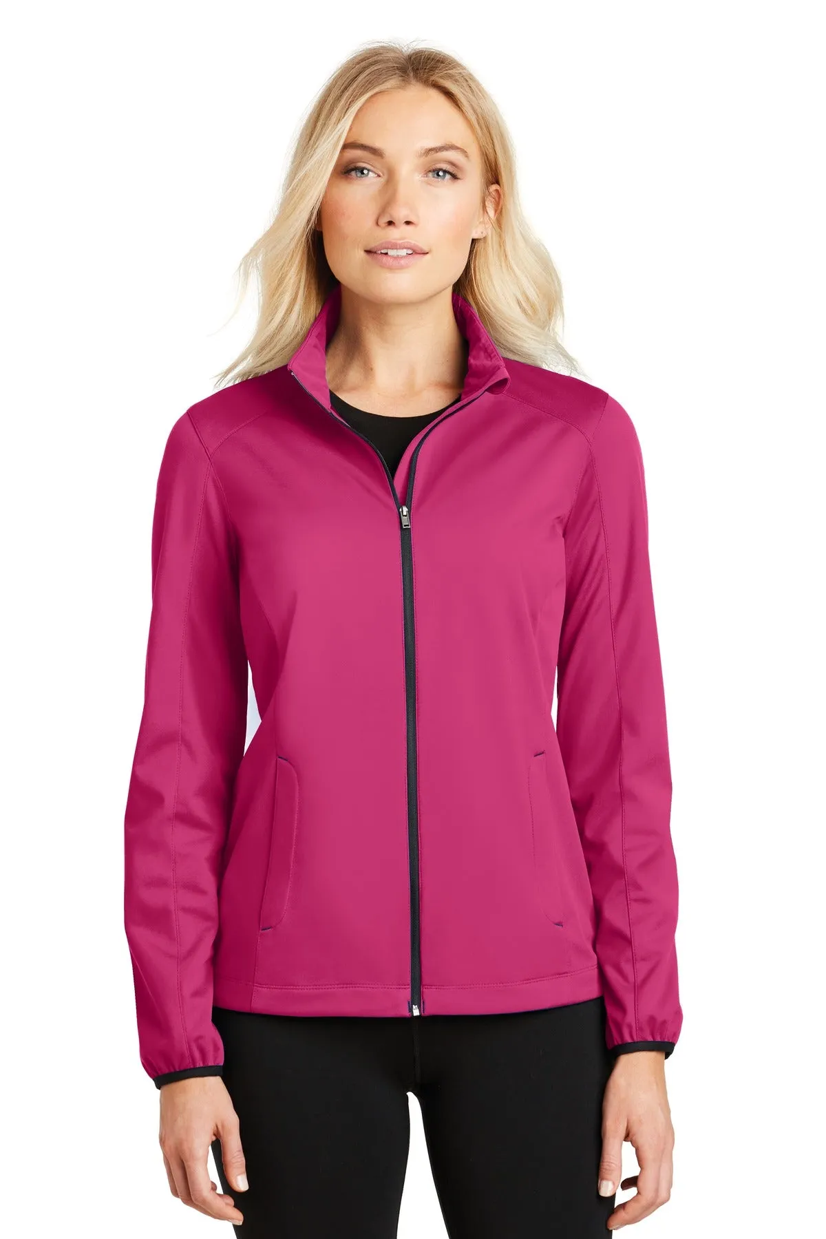 Port Authority® Ladies Active Soft Shell Jacket. L717