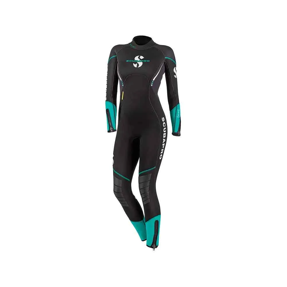 Scubapro Sport Steamer Women's 5mm Wetsuit Black/Caribbean Teal