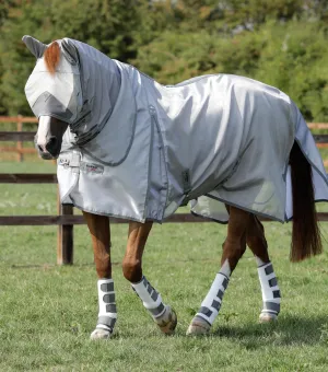 Super Lite Fly Rug with Surcingles Silver