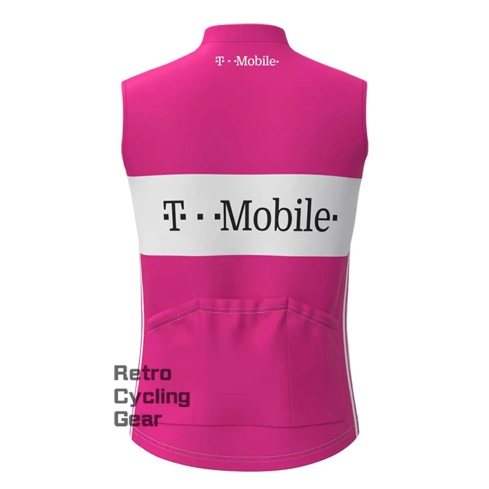 T-Mobile purple Fleece Retro Cycling Vest