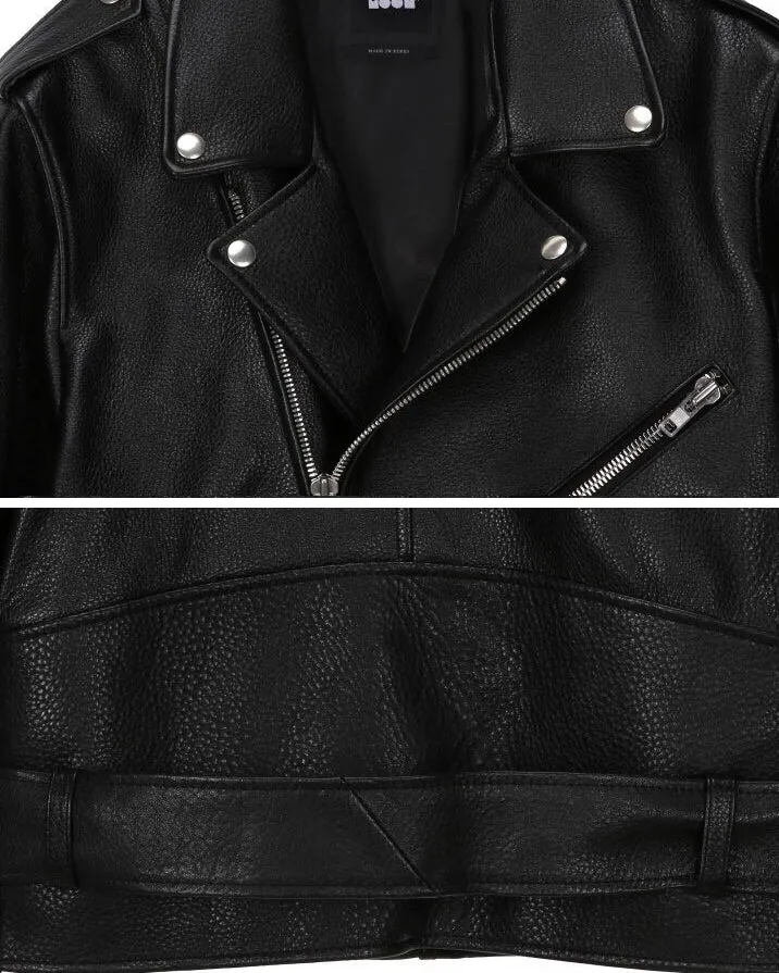 ULTIMATE LOOSE FIT LEATHER JACKET - 3 COLORS