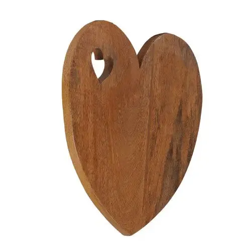 Valentine Mango Wood Serving Plank Set of 2